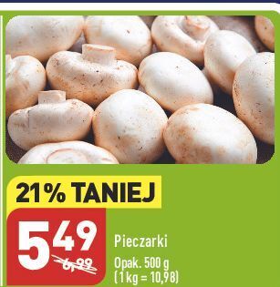 ALDI Pieczarki oferta