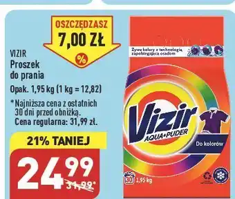 ALDI Proszek do prania vizir aqua puder oferta