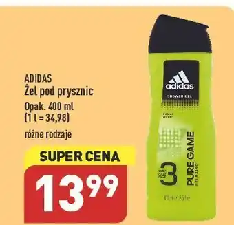 ALDI Żel pod prysznic adidas men pure game oferta