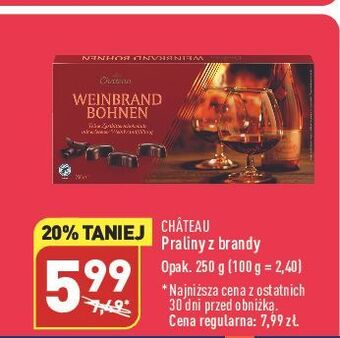 ALDI Praliny z dodatkiem brandy chateau oferta