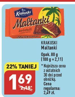 ALDI Herbatniki krakuski maltanki oferta