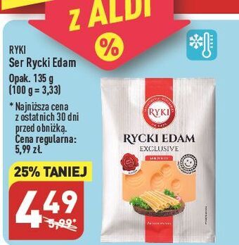 ALDI Ser rycki edam exclusive ryki oferta