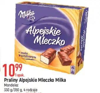 E.Leclerc Mondelez Praliny Alpejskie Mleczko Milka 330g/350g oferta
