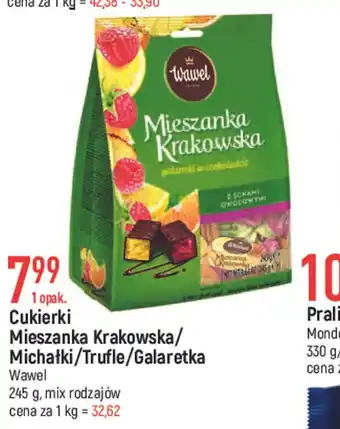 E.Leclerc Wawel Cukierki Mieszanka Krakowska/Michałki/ Trufle/Galaretka 245g oferta