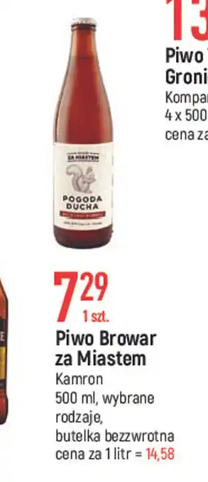 E.Leclerc Kamron Piwo Browar za Miastem 500ml oferta
