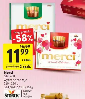 Intermarche Strock Merci 210-250g oferta