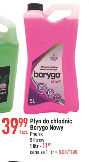 E.Leclerc Phenix Płyn do chłodnic Borygo Nowy 5l oferta