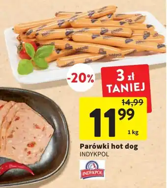 Intermarche Indykpol parówki hot dog 1kg oferta