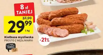 Intermarche Prosto z wędliniarni kiełbasa myśliwska 1kg oferta