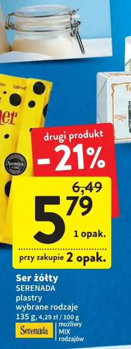 Intermarche Serenada ser żółty 135g oferta