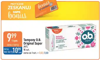 E.Leclerc JNTL Tampony O.B. Original Super 16 sztuk oferta