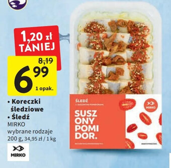 Intermarche Mirko Koreczki śledziowe/śledź 200g oferta