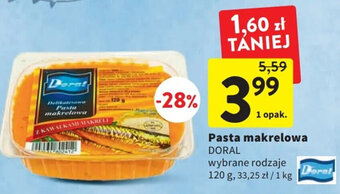 Intermarche Doral Pasta makrelowa 120g oferta