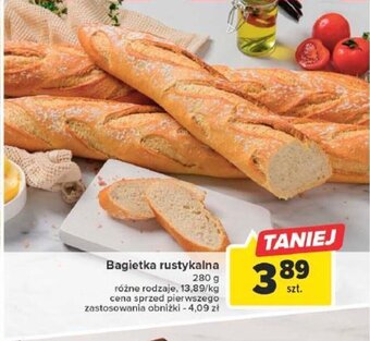 Carrefour Market Bagietka rustykalna 280 g oferta