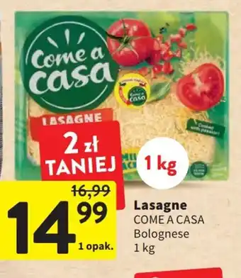 Intermarche Come a casa lasagne 1kg oferta