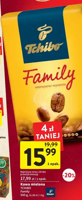 Intermarche Tchibo kawa mielona 500g oferta