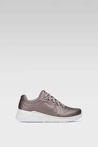 Obuwie sportowe skechers 8750063 pew różowyskechers - obuwie sportowe różowe sznurowane