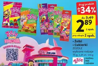 Intermarche Zozole żelki/cukierki 75g oferta