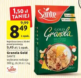 Intermarche Sante granola gold 300g oferta