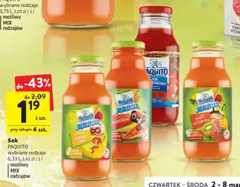 Intermarche Paquito sok 0,33l oferta