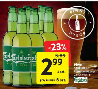Intermarche Carlsberg piwo 0,5l oferta
