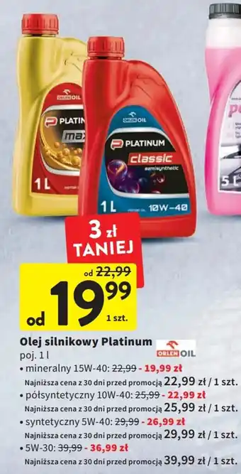 Orlen olej silnikowy platinum 1l