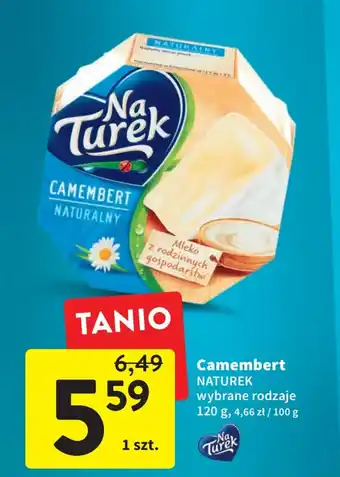 Intermarche Naturek camembert 120g oferta