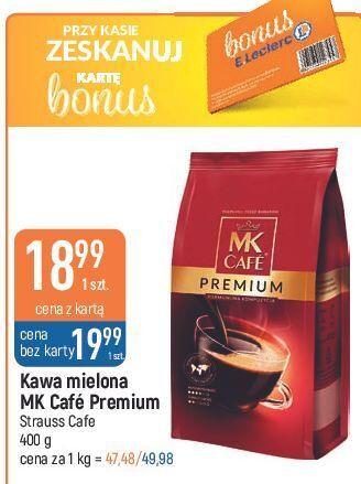 E.Leclerc Kawa mk cafe premium oferta