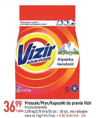 E.Leclerc Płyn do prania alpine fresh vizir oferta