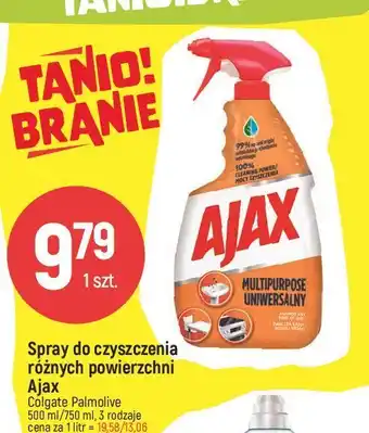 E.Leclerc Płyn do czyszczenia spray ajax multi-actions oferta