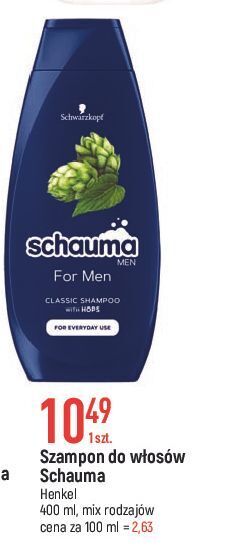 E.Leclerc Szampon do włosów schauma for men oferta