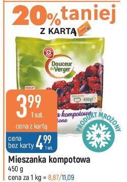 E.Leclerc Mieszanka kompotowa wiodąca marka douceur du verger oferta