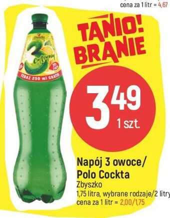 E.Leclerc Napój zbyszko 3 cytryny oferta