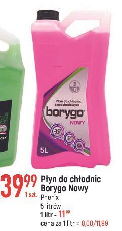 E.Leclerc Płyn do chłodnic różowy borygo oferta