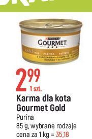 E.Leclerc Karma dla kota kurczak purina gourmet gold oferta