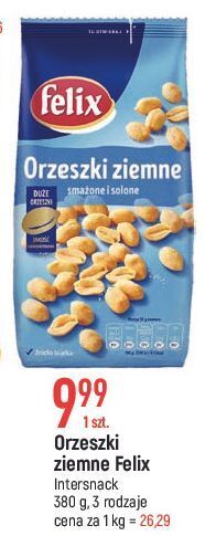 E.Leclerc Orzeszki ziemne smażone i solone felix oferta