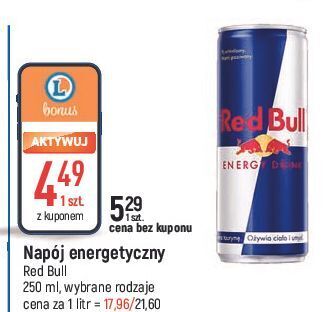 E.Leclerc Napój energetyczny red bull oferta