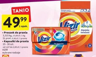 Intermarche Kapsułki do prania kolorów vizir all in one pods oferta