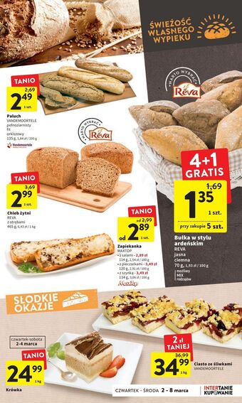 Intermarche Paluch pełnoziarnisty vandemoortele oferta