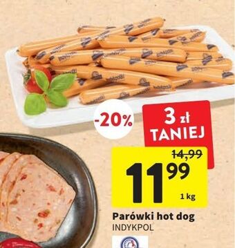 Intermarche Parówki hot dog indykpol oferta