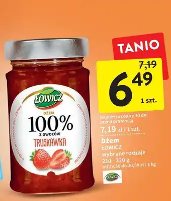 Intermarche Dżem truskawkowy łowicz 100% z owoców oferta