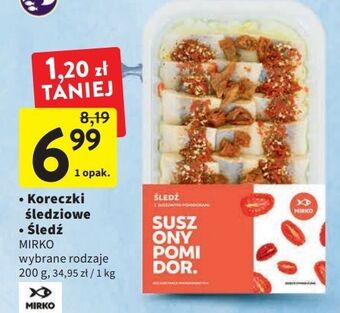 Intermarche Śledź z suszonymi pomidorami mirko oferta