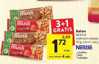 Intermarche Baton truskawkowy musli (nestle) oferta
