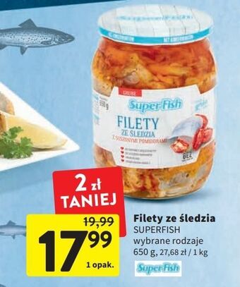 Intermarche Śledź po polsku z suszonymi pomidorami superfish oferta