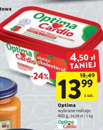 Intermarche Margaryna optima cardio oferta