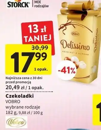 Intermarche Praliny hazelnut & almond vobro delissimo oferta
