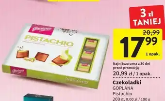 Intermarche Czekoladki pistachio goplana oferta