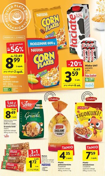 Intermarche Płatki śniadaniowe corn flakes (nestle) oferta