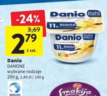Intermarche Serek wanilia danone danio oferta