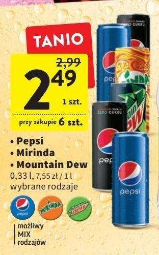 Intermarche Napój orange mirinda oferta